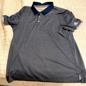 Adidas Mens Climachill Navy Polo